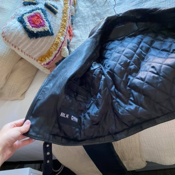 BLK DNM Leather Jacket 1 - Picture 2 of 4